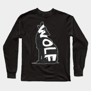 Wolf Howling Long Sleeve T-Shirt